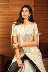 The Lamé Star-Neck Tunic