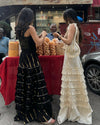 Alara Fringe Lehenga ivory