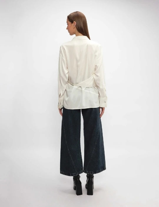 Lady In White Aloe Vera Shirt
