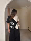 Mia Applique Wrap Top