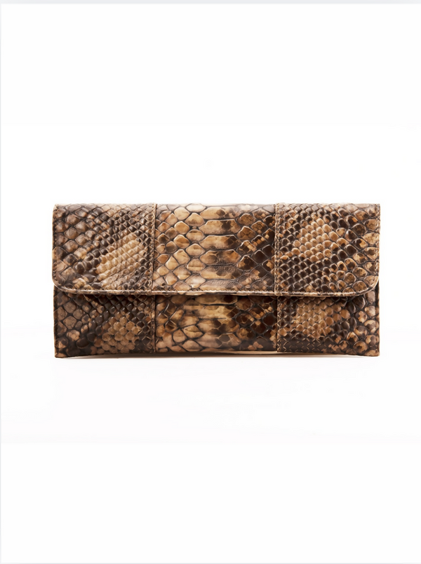 ZAA Clutch Exotic - Coffee Brown