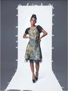 The Emerald Shimmer Organza Midi