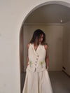 Amara Applique Vest Set
