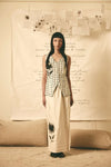 ATBW - AN Reversible Waistcoat with Bloom Pencil Skirt