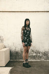 ATBW - AN Foral Organza Shirt Set - Black