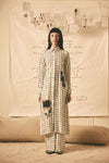 ATBW - AN Bookmark Grid Kurta with Grid Pants