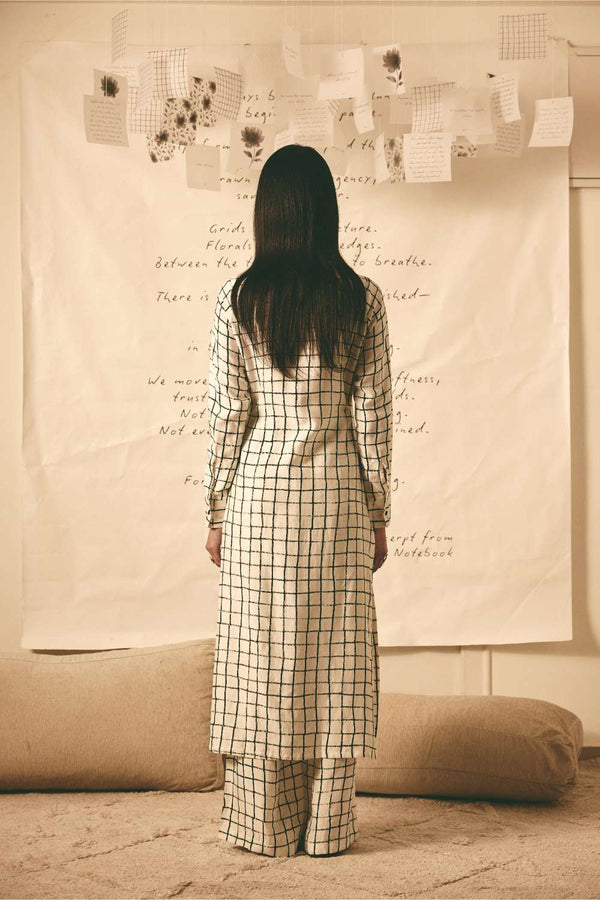 ATBW - AN Bookmark Grid Kurta