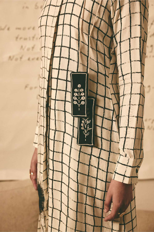 ATBW - AN Bookmark Grid Kurta