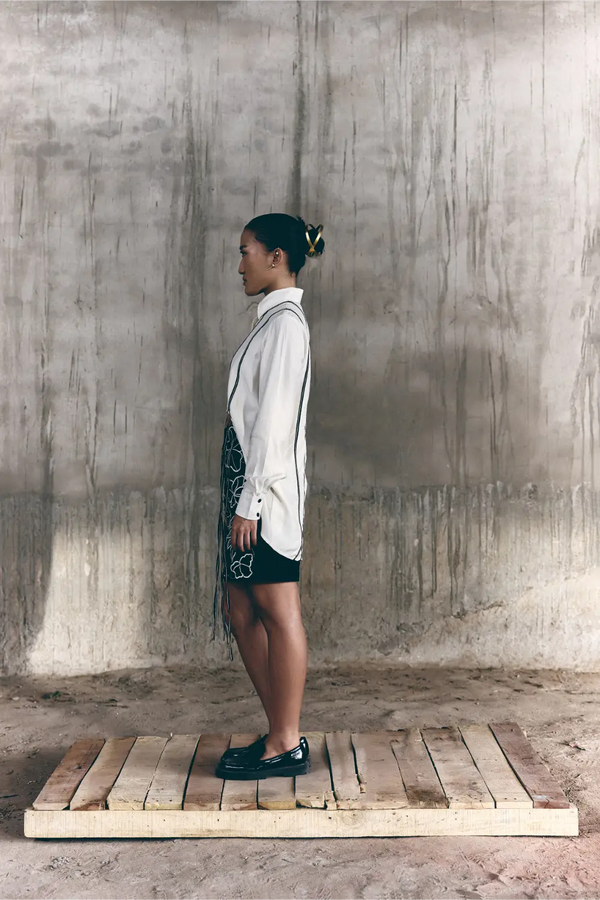 The Space Between - Interval Shirt with Canvas Skirt