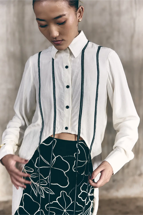 The Space Between - Interval Shirt with Canvas Skirt