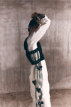 The Space Between - Column Kurta, Frame Pants with Anchor Bib