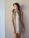 Logus Zipped Knit Short Dress