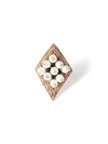 Pearl blackCrystal Diamond Ring