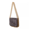 AYRA HANDBAG Dark brown gold