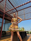 Palma Fringe Layered Mini Skirt