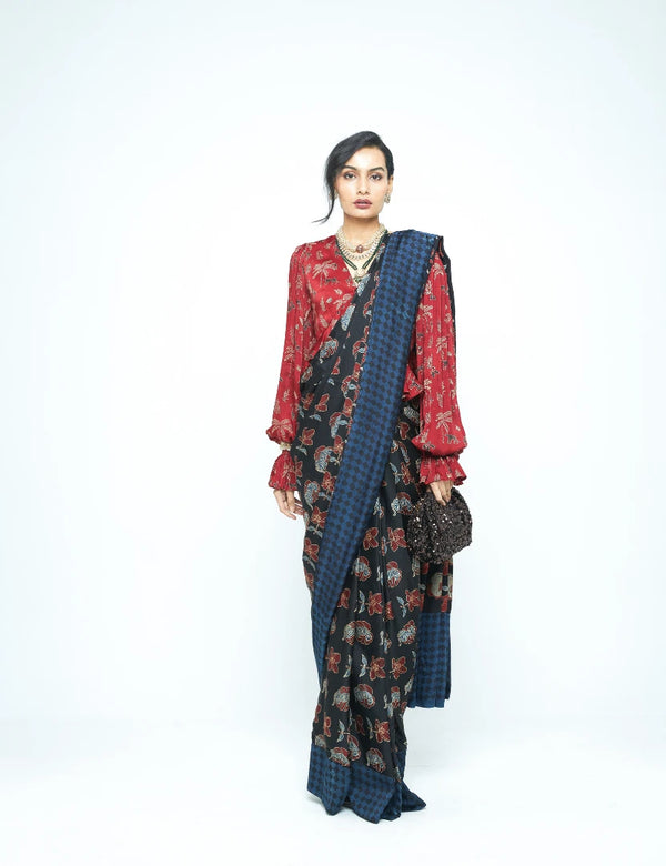 Wild Bloom Saree