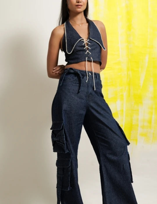 Indigo Pearl Co-ord Set