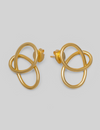 Soft Knot Earrings - Gold