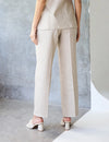 Logus Beige Linen Trouser