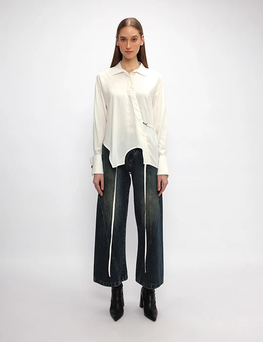 Lady In White Aloe Vera Shirt