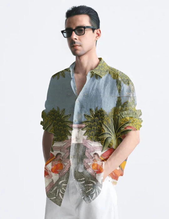 Medieval backyard Men shirt