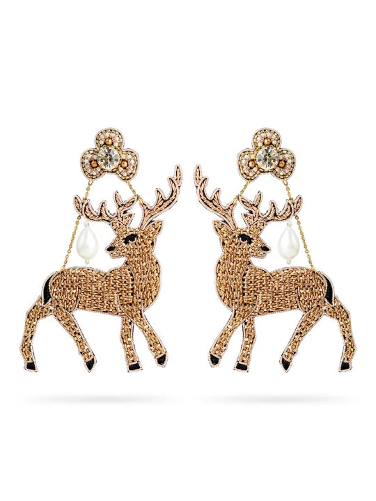 Deer earrings