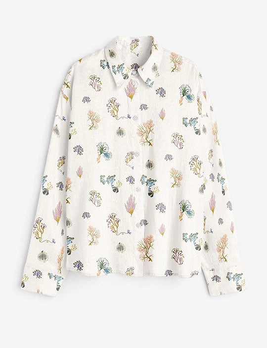 Marine Life Coral Shirt women