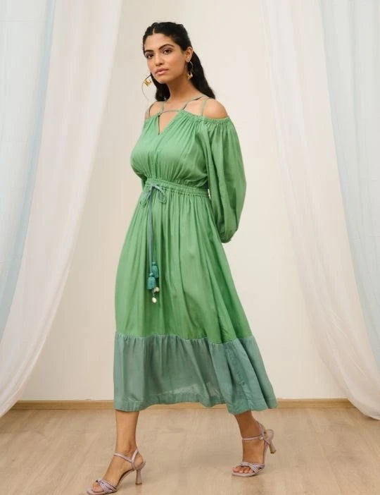 Sea Green Midi Dress
