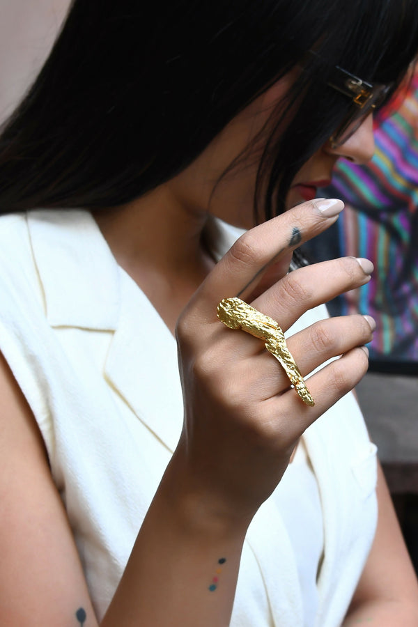Oak Double Ring