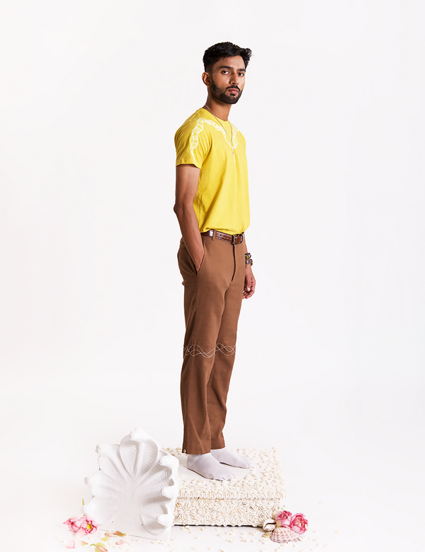 Sarp Shibori T-Shirt - Yellow