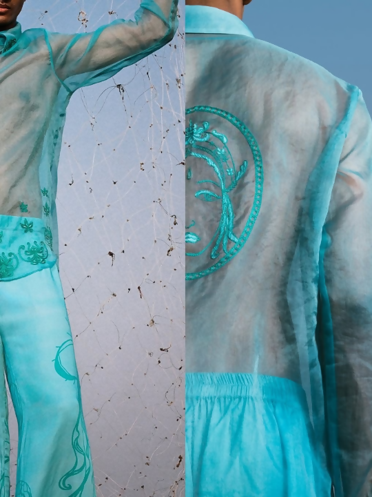 Quiet Mischief Organza Shirt