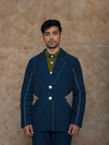 Jacket with Color Block Pockets