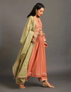 Rust Haseena Kurta Set