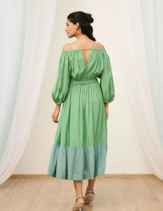 Sea Green Midi Dress