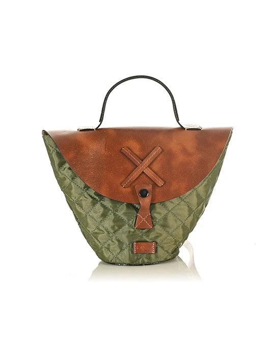 Forest Criss Cross Bucket Tote
