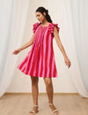 Striped Short Dress