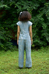 Azure Flared Trousers