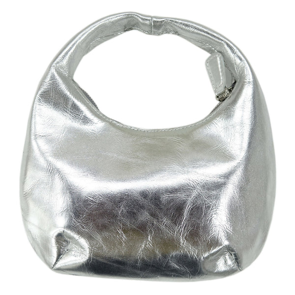 Zain Mini Hobo - Silver