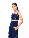WEATHERED INDIGO BUSTIER