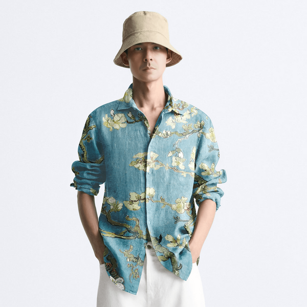 Almond Blossom Shirt for Men