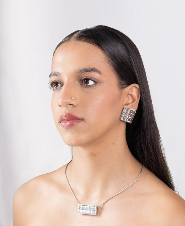 Kitthh Wide Studs Silver