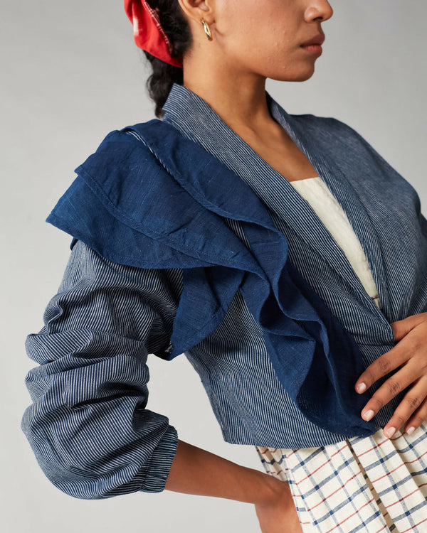Indigo Arani jacket