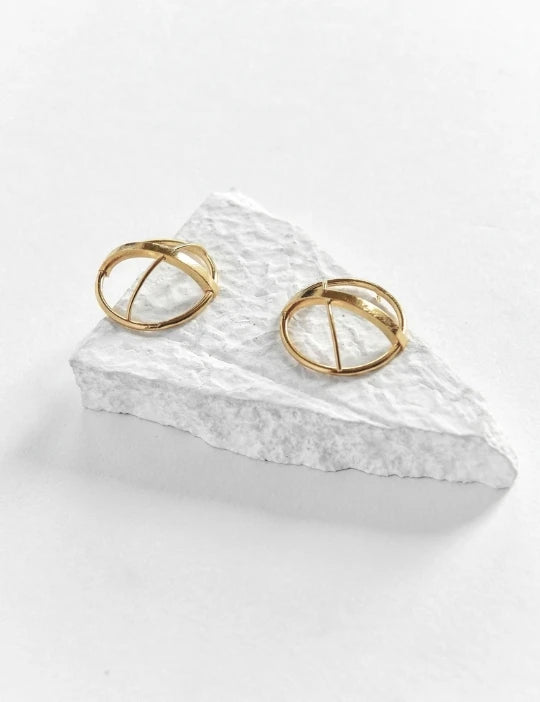 Nia Studs Gold