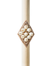 Pearl gold Crystal Diamond Ring
