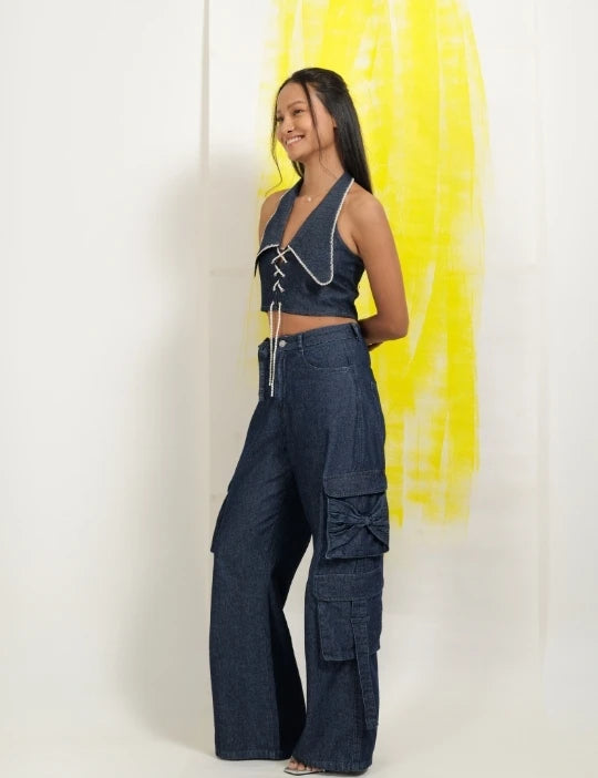 Indigo Pearl Co-ord Set