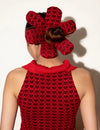 FLUFFY HEART BLOOM SCRUNCHIE