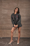 All Eyes Shirt - Earthy Grey