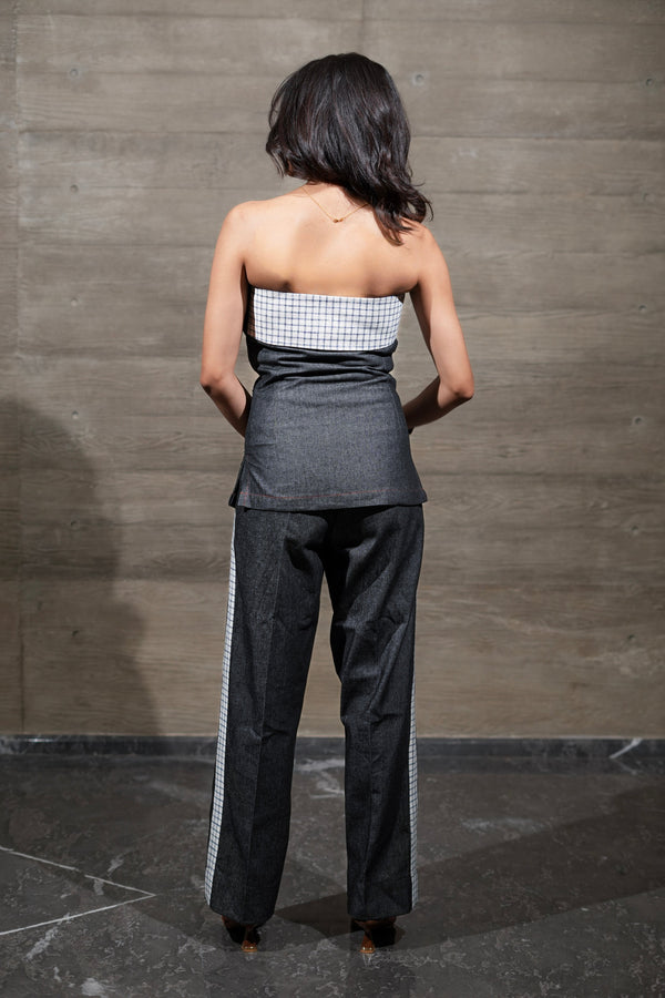 Checkered Bandeau