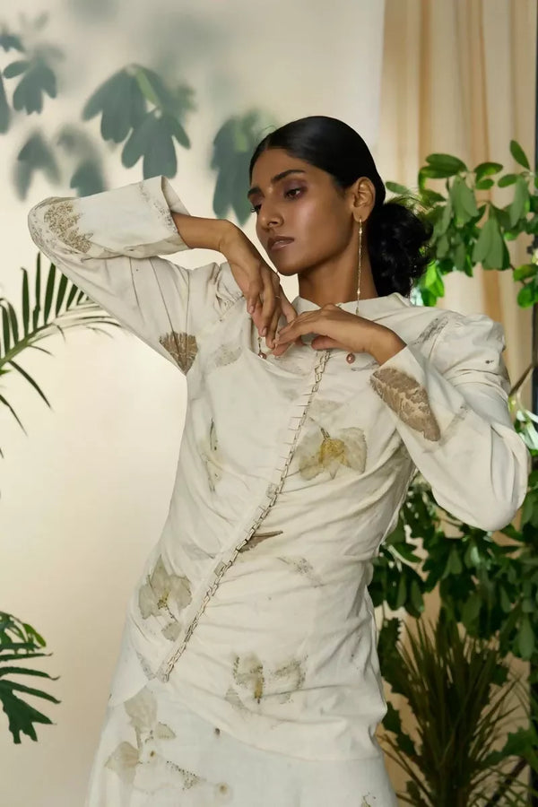 Live Leafy Pleated Dress
