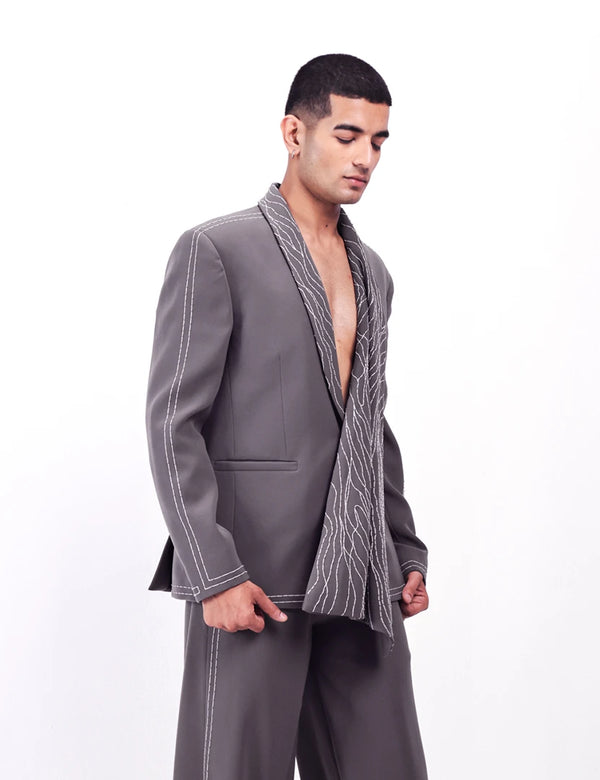 SILVER DUSK BLAZER